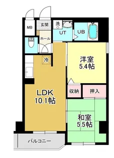 ハーバーシティサトウ【8階】の間取り