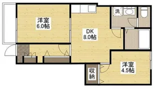 リーヴピサンリ【1階】の間取り