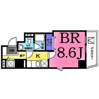A・I鶴見市場【2階】の間取り
