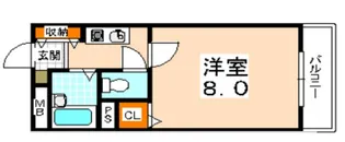 宿院ピア2【4階】の間取り