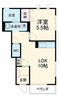 センチュリーハイムV【1階】の間取り