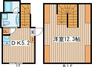 CONTEL SASAZUKA【1階】の間取り