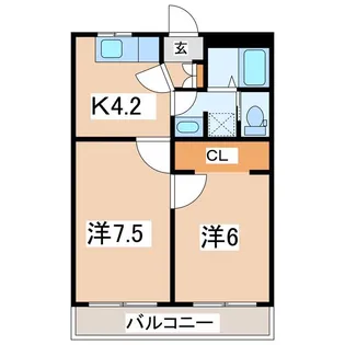 むてんかびとの家 ナチュール郡山【1階】の間取り