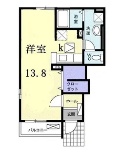 ステーショングレイス【1階】の間取り