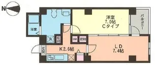 EXE日本橋(エグゼ日本橋)【8階】の間取り