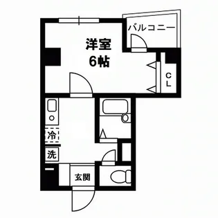 ワイエム赤坂【2階】の間取り