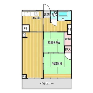 緑ヶ丘グランドハイツ【2階】の間取り