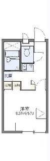 レオパレスリバストン【2階】の間取り
