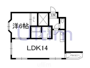 コミュニティー藤森【3階】の間取り