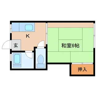コーラルハイツ【2階】の間取り