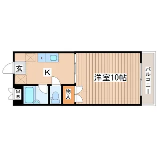 宮千代アヴェニュー【1階】の間取り