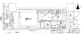 サムティ阿波座ベルシア【2階】の間取り