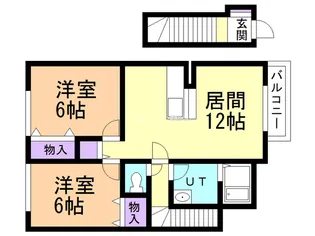 ポアナ【2階】の間取り