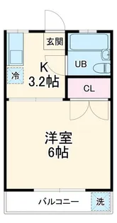 シャトン三山【2階】の間取り