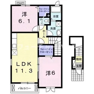 グランツ【2階】の間取り