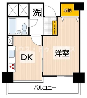 シティ音羽【9階】の間取り