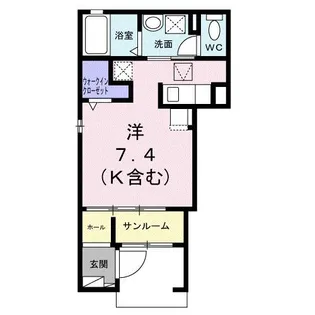 クレアII【1階】の間取り