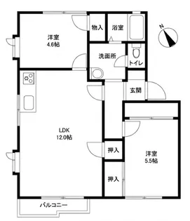 エマーレジデンスII【2階】の間取り