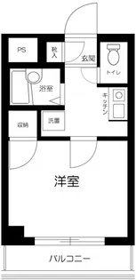 ルパデュソワール【3階】の間取り