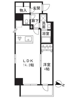 La Classe笹塚【7階】の間取り