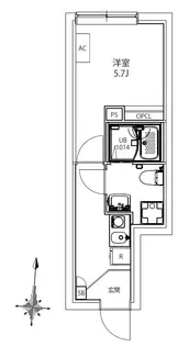 MAXIV CITY南品川【4階】の間取り