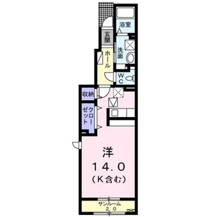 フレシールI【1階】の間取り
