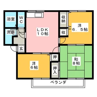 マウント御岳【2階】の間取り