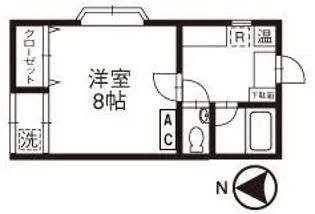 バンズハウス【2階】の間取り