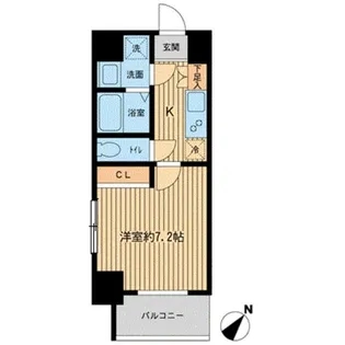 Primal Machida【9階】の間取り