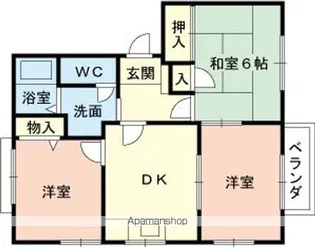 フォーレス加納【2階】の間取り