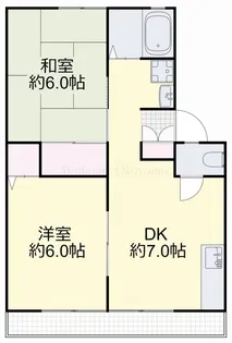 ウインディア湊 II【2階】の間取り