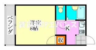 第一コーポ川島【2階】の間取り