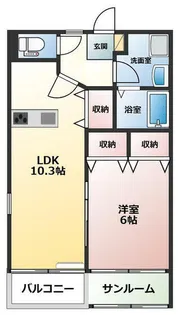 M・スクエア【1階】の間取り