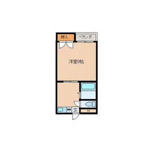 セゾン町新【1階】の間取り
