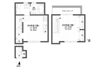 クラソ東雪谷の間取り