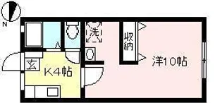 パナハイツ登戸【1階】の間取り