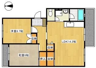 第4真屋ビル【2階】の間取り