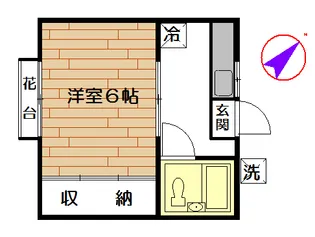 キャッスル成増【2階】の間取り
