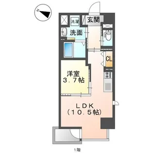 キアーズIII【4階】の間取り