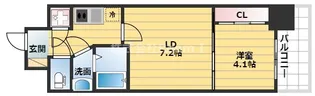 セレニテ本町エコート【2階】の間取り