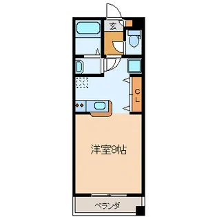 イーストコート【1階】の間取り