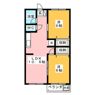 近藤第ニビル【3階】の間取り
