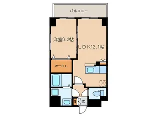 グレンパークI番館【6階】の間取り