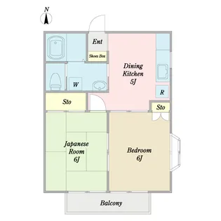 サンラック【2階】の間取り
