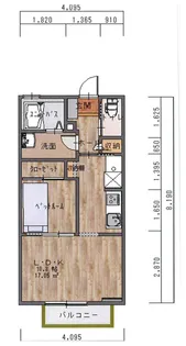 ソレイユD【2階】の間取り