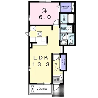兵庫県西脇市和田町【アパート】の間取り