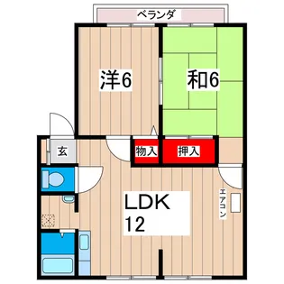 メゾン・ドリームA【2階】の間取り