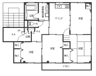 ウエストガーデン【2階】の間取り