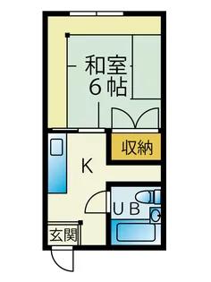 東武野田線 運河駅 2階建 築36年 Canal Hills【2階】の間取り