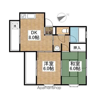 東京都府中市西府町5【マンション】の間取り